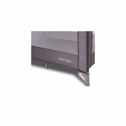 Red Kite Sleeptight Travel Cot - Grey. Lightweight padded travel cot suitable from birth
