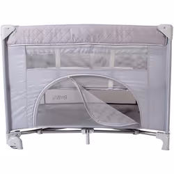 Red Kite Dreamer Bedside Crib, Soft Grey