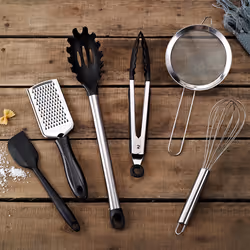42 Piece Kitchen Utensils Set Stainless Steel Cooking Tools Baking Spoon Spatula Masher