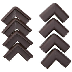 Baby Safety Corner Protectors for Desk Table, Dark Brown