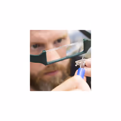Slimline Headband Magnifier with 4 Lenses, Black