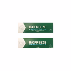 2 x Biofreeze Pain Relieving Gel with Ilex - 118ml / 4oz Tube