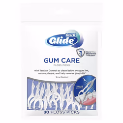 Oral-B Glide Floss Picks-30 count  Unflavored (Pack of 6)
