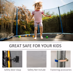 HOMCOM 13FT Trampoline Replacement Spare Net Safety Enclosure Net Surround Net