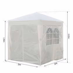 Outsunny 2m x 2m Pop-Up Gazebo | Heavy Duty Party Tent Marquee - Additional view 7