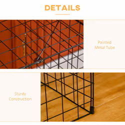 HOMCOM Fireguard Fire Safe Guard Extending Fireplace Wire Mesh Screen Cover - Additional view 4
