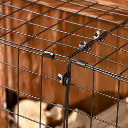 HOMCOM Fireguard Fire Safe Guard Extending Fireplace Wire Mesh Screen Cover - Additional view 6