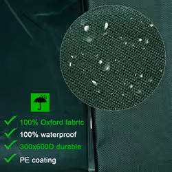 Outsunny 205x145x70cm UV Rain Protective Cover For Garden Patio Rattan Furniture