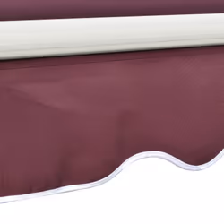 Outsunny Garden Sun Shade Canopy Retractable Awning, 3 x 2.5m, Wine Red - Additional view 8