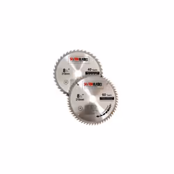 2X Saxton TCT Circular Wood Saw Blades 210mm x 30mm for Festool Bosch Makita Dewalt fits 216mm saws