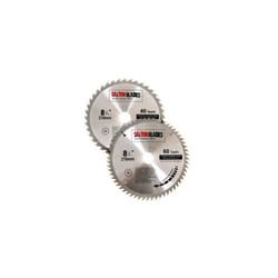 2X Saxton TCT Circular Wood Saw Blades 210mm x 30mm for Festool Bosch Makita Dewalt fits 216mm saws