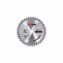 TCT13540T Saxton TCT Circular Wood Saw Blade 135mm x 12.7mm bore x 40T for Bosch Makita Dewalt