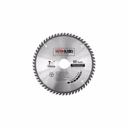 TCT18560T Saxton TCT Circular Wood Saw Blade 185mm x 30mm x bore x 60T for Bosch Makita Dewalt Fits 190mm Saws