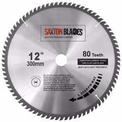 TCT Circular Wood Saw Blade 300mm x 30mm x 80T for Bosch, Makita etc Fits 305mm Saws