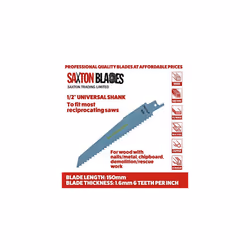 RPR10MXB Saxton 10 Blade Reciprocating Sabre Saw Combo Wood Metal & Demolition fits Bosch, Dewalt Makita
