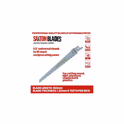 RPR10MXC Saxton 10 Blade Reciprocating Sabre Saw Combo Wood fits Bosch, Dewalt Makita Pack C
