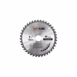 TCT19040T Saxton TCT Circular Wood Saw Blade 190mm x 30mm x bore x 40T for Bosch Makita Dewalt Fits
