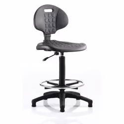 Dynamic Malaga Hi Rise Draughtsman Chair Black OP000089 DD