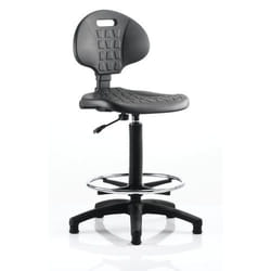 Dynamic Malaga Hi Rise Draughtsman Chair Black OP000089 DD