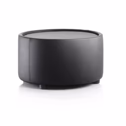Dynamic Neo Round Table Black Leather Finish - BR000096 DD