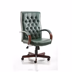 The Chesterfield is a leather faced chair. suited to both home and office environments with its traditionally styled button t ...