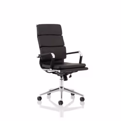 A Milan inspired classic design with contrastic black faux leather support pads and a high polish chrome frame. Magnifico!