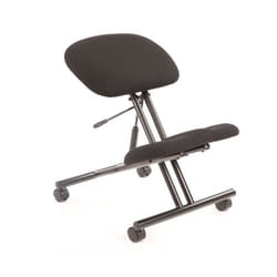 Dynamic Kneeling Stool Black Fabric Black Frame OP000070 DD