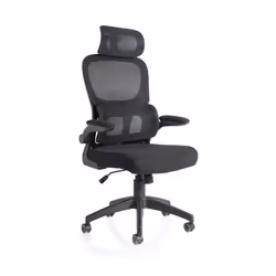 Dynamic Iris Mesh Back Task Operator Office Chair Black Fabric Seat Wi