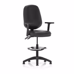 Dynamic Eclipse Plus II Medium Back Soft Bonded Leather Task Operator