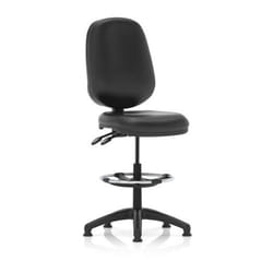 Dynamic Eclipse Plus II Medium Back Soft Bonded Leather Task Operator