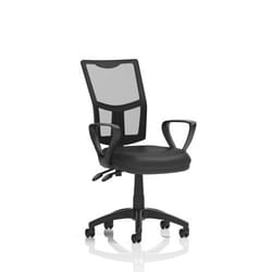 Dynamic Eclipse Plus II Medium Mesh Back and Soft Bonded Leather Seat
