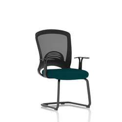 Dynamic Astro Mesh Back Visitor Cantilever Leg Bespoke Fabric Seat Mar