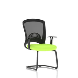 Dynamic Astro Mesh Back Visitor Cantilever Leg Bespoke Fabric Seat Myr