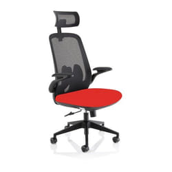 Dynamic Sigma Executive Mesh Back Office Chair Bespoke Fabric Seat Ber