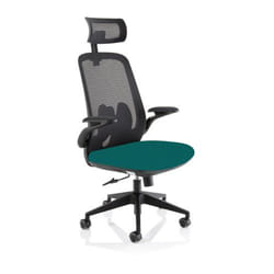 Dynamic Sigma Executive Mesh Back Office Chair Bespoke Fabric Seat Mar