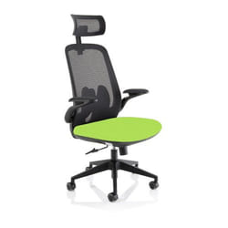 Dynamic Sigma Executive Mesh Back Office Chair Bespoke Fabric Seat Myr