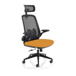Dynamic Sigma Executive Mesh Back Office Chair Bespoke Fabric Seat Sen