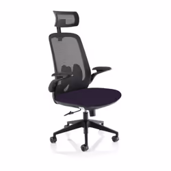 Dynamic Sigma Executive Mesh Back Office Chair Bespoke Fabric Seat Tan