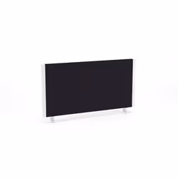Dynamic Impulse Straight Screen W800 x D25 x H400mm Black With White F