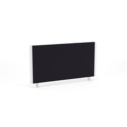 Dynamic Impulse Straight Screen W800 x D25 x H400mm Black With White F