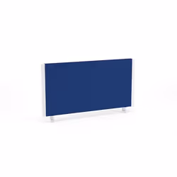 Dynamic Impulse Straight Screen W800 x D25 x H400mm Blue With White Fr