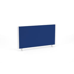 Dynamic Impulse Straight Screen W800 x D25 x H400mm Blue With White Fr