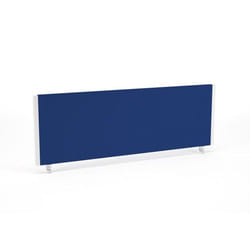 Dynamic Impulse Straight Screen W1200 x D25 x H400mm Blue With White F