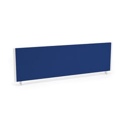 Dynamic Impulse Straight Screen W1400 x D25 x H400mm Blue With White F