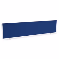 Dynamic Impulse Straight Screen W1800 x D25 x H400mm Blue With White F