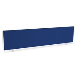 Dynamic Impulse Straight Screen W1800 x D25 x H400mm Blue With White F