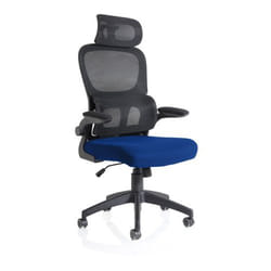 Dynamic Iris Mesh Back Task Operator Office Chair Bespoke Stevia Blue