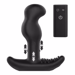 Nexus G Stroker, Prostate massager, Black, Silicone, 1 pc(s), Built-in battery, 3.8 cm
