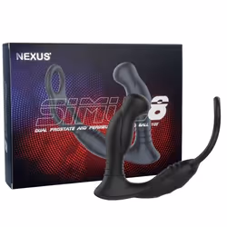 Nexus SIMUL8 Prostate massager Black Silicon 1 pc(s)