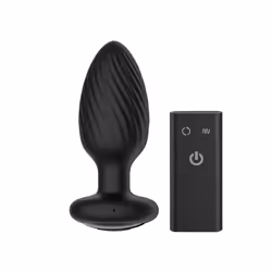 Nexus Tornado Medium Remote Control Rotating and Vibrating Butt Plug 3.4 Inch